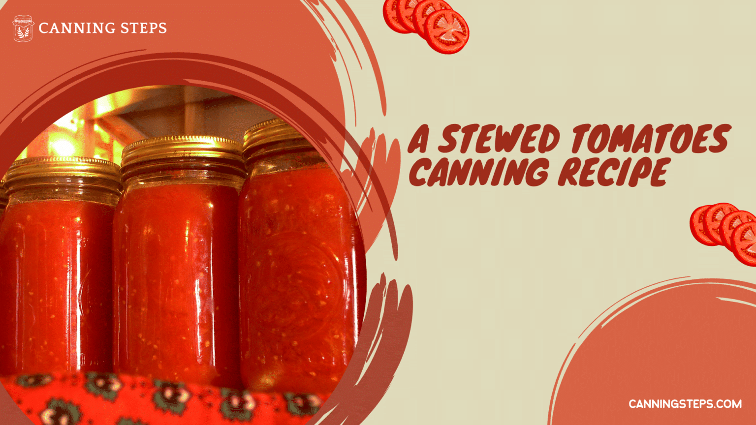 A stewed tomatoes canning recipe