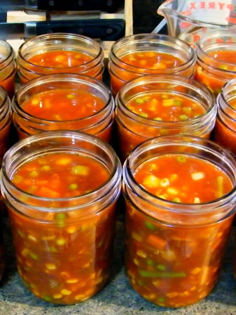 Beef Vegetable Soup Canning Recipe