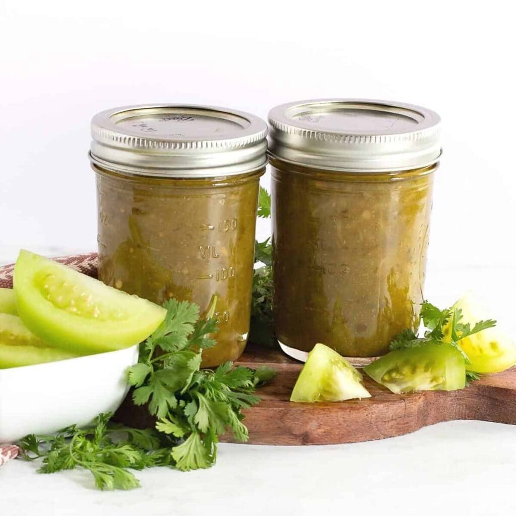 The charm of Canning Salsa Verde