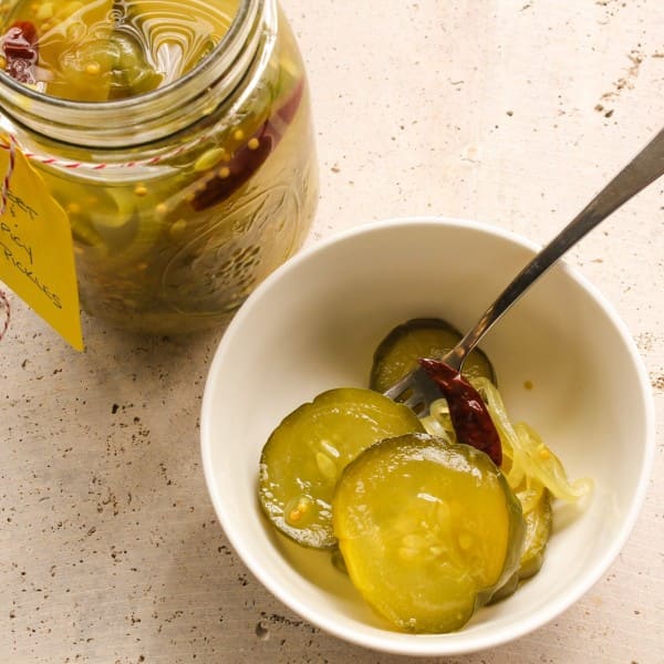 Easy, Sweet, and Spicy Pickle Recipe for Canning