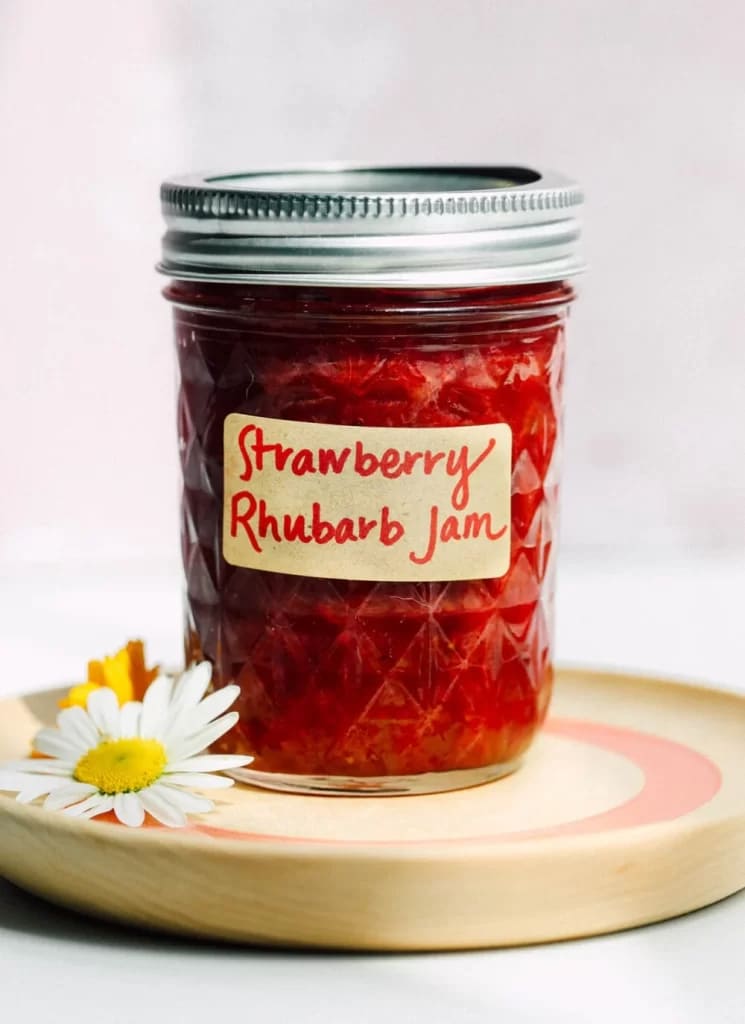 Strawberry Rhubarb Jam Canning Recipe