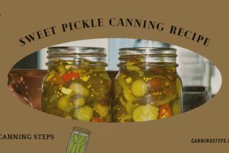 sweet pickle canning recipe