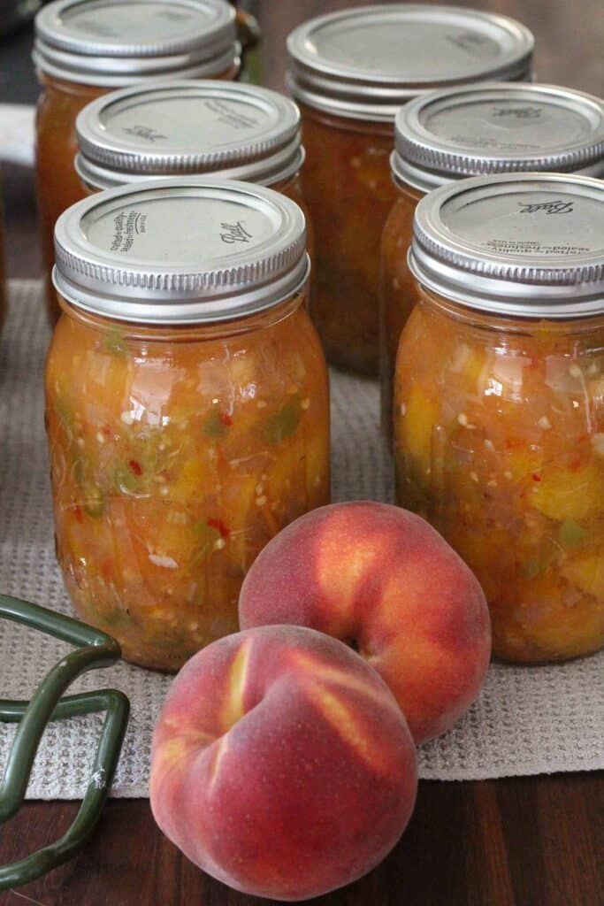 4. Canning Peach Salsa 