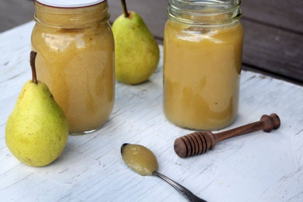 3. Honey-Sweetened Pear Butter 