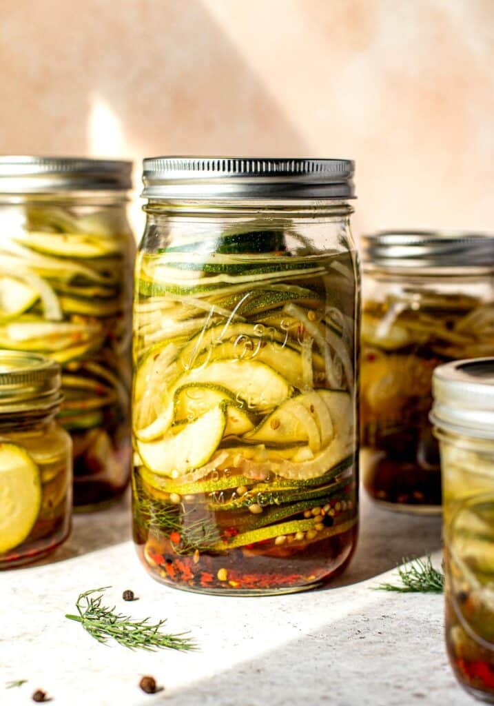 2. Zucchini Pickles: 