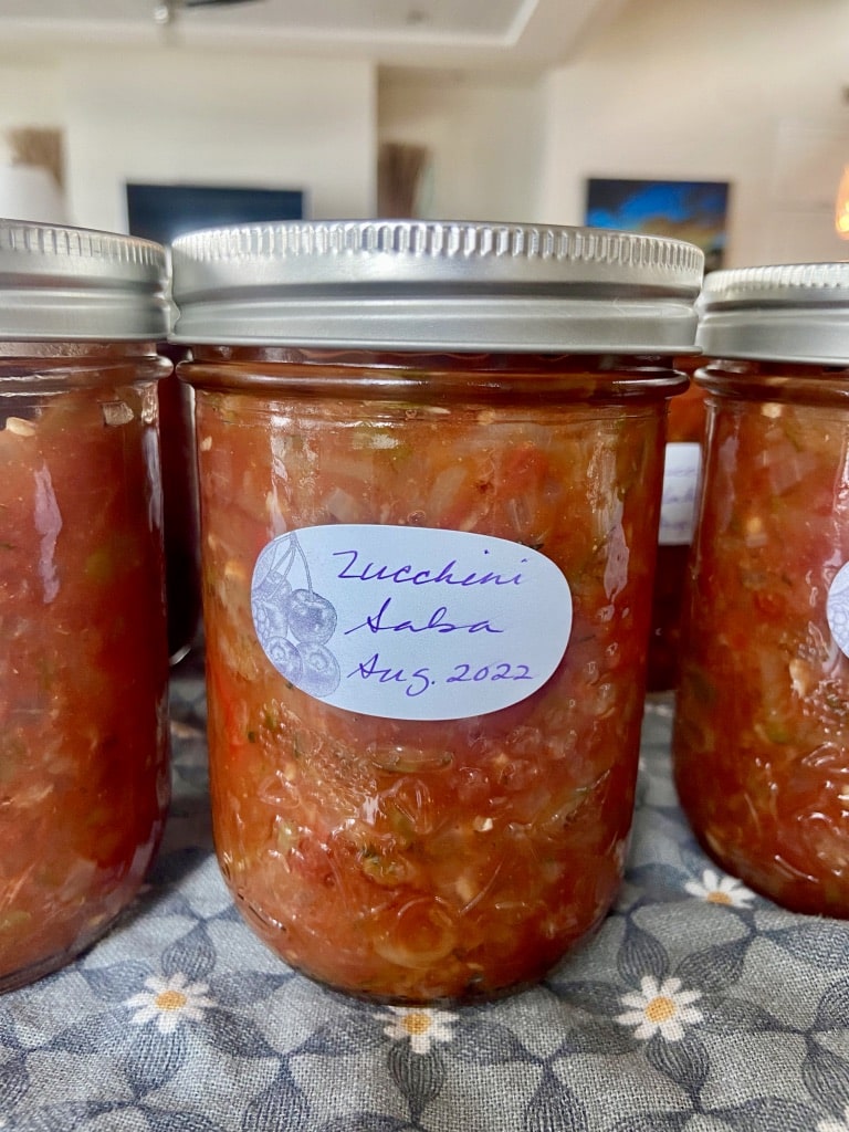 3. Zucchini salsa 