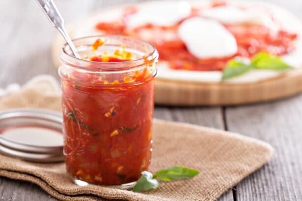 Pizza Sauce In A Jar Making Pizza