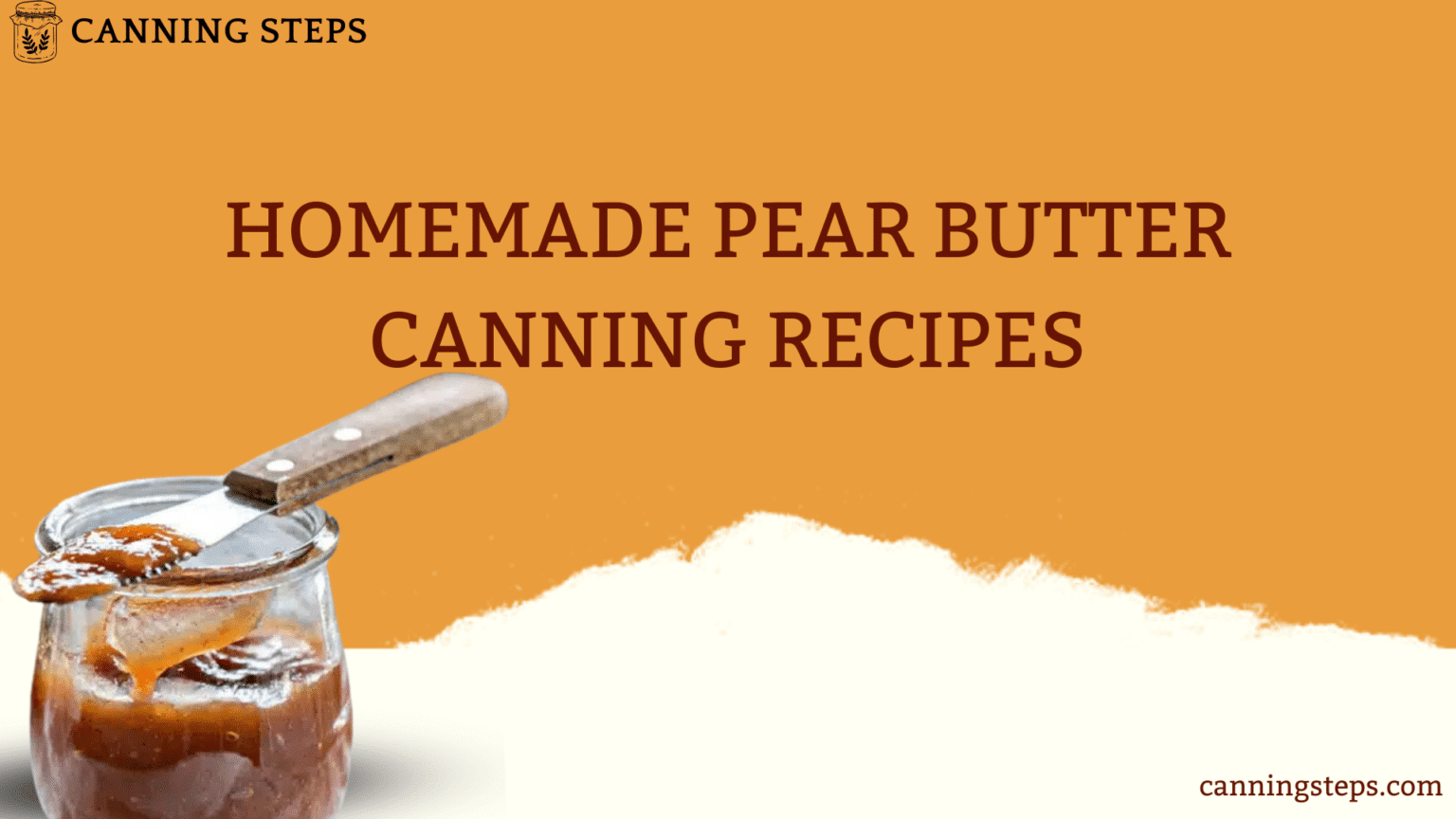 homemade pear butter canning recipes