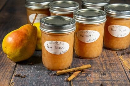 Homemade pear butter canning recipes