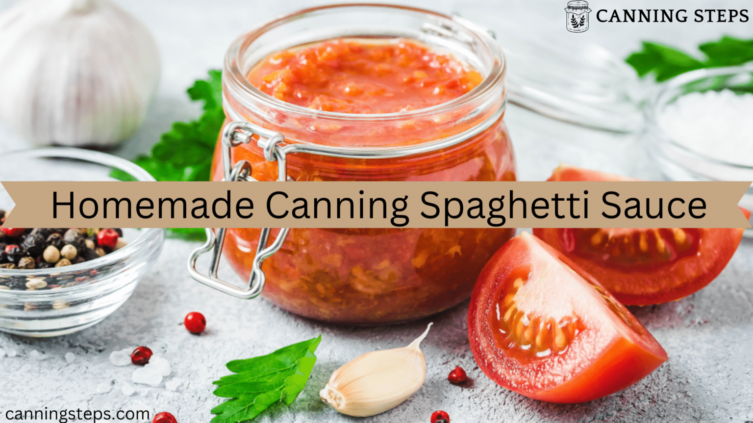 Homemade Canning Spaghetti Sauce