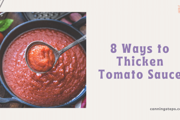 Ways to Thicken Tomato Sauce