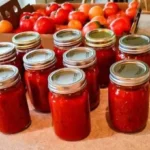 canning spaghetti sauce jars