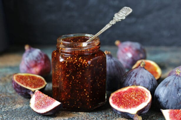 figs jam canning and storage of fruit