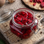 Sliced Red Beets In A Jar