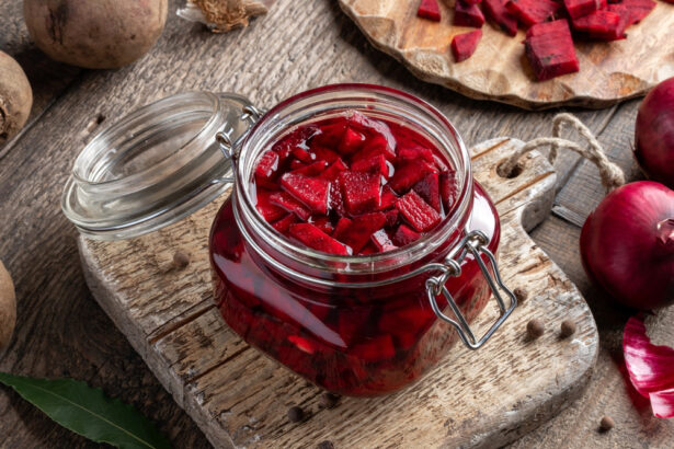 Sliced Red Beets In A Jar