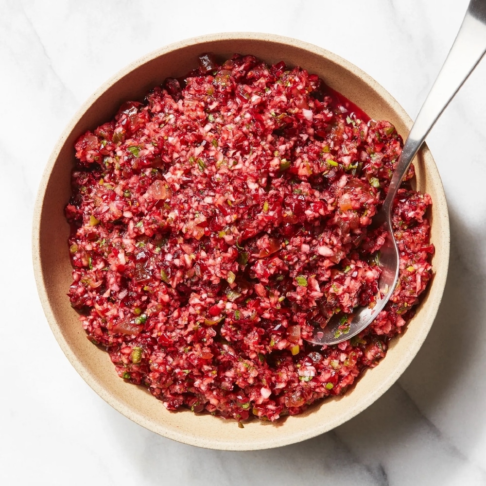 Cranberry Date Relish With Ginger