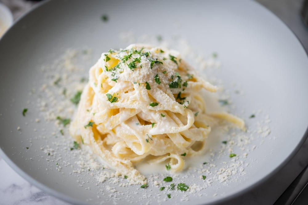 Fettuccine Alfredo Traditional Cream Cheese Pasta