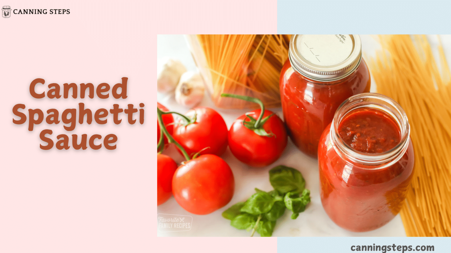 canned spaghetti sauce