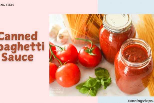 canned spaghetti sauce