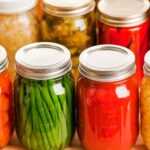 A view of canned vegetables